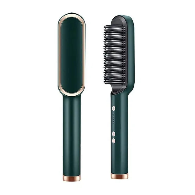 Jettomatic Ceramic Hair Straightener and Curler Brush