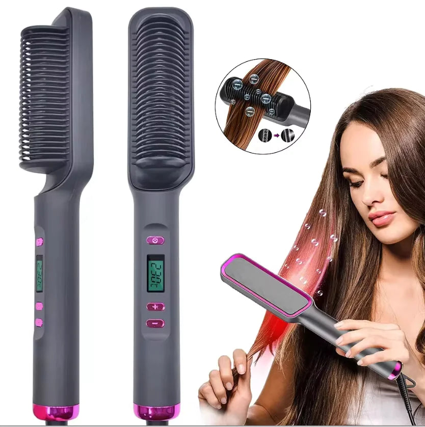 Multifunctional Electric Hair Straightening Comb