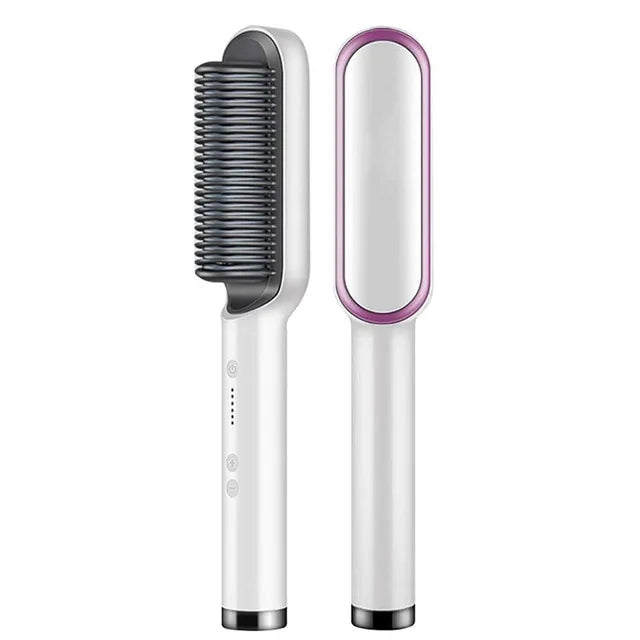 Jettomatic Ceramic Hair Straightener and Curler Brush