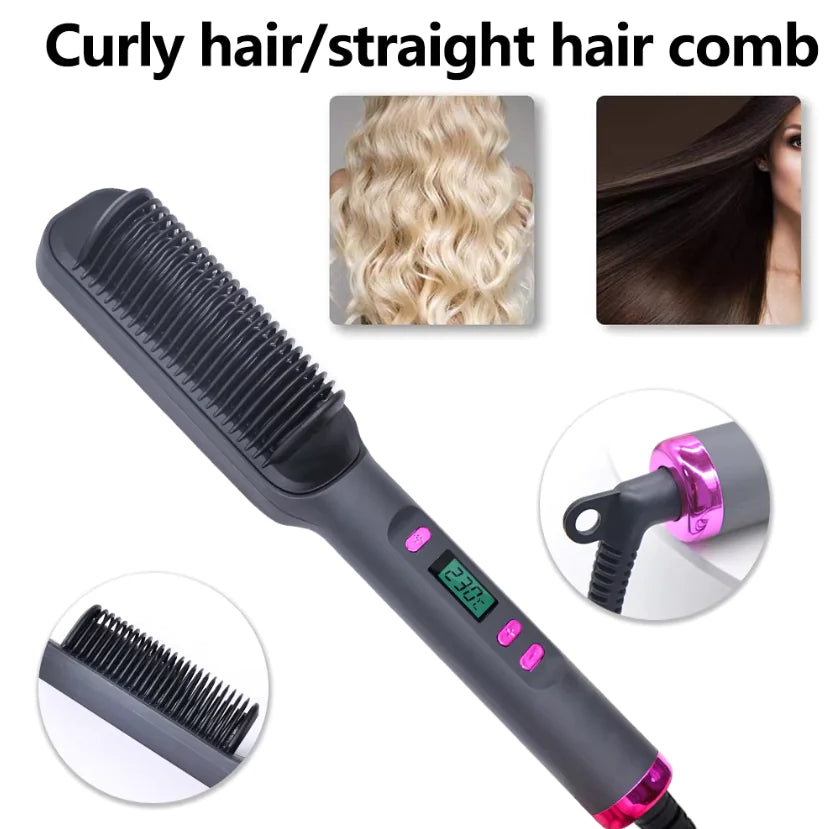 Multifunctional Electric Hair Straightening Comb